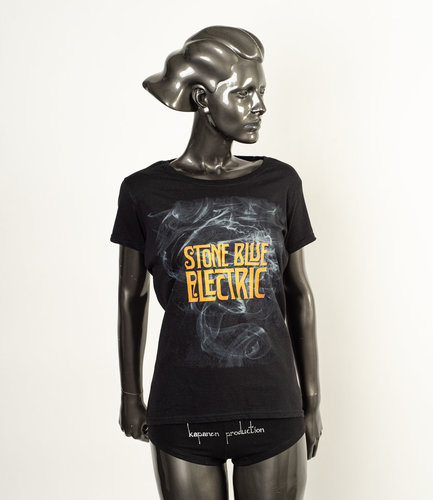 Stone Blue Electric: Smoke Band Logo Tyttöpaita
