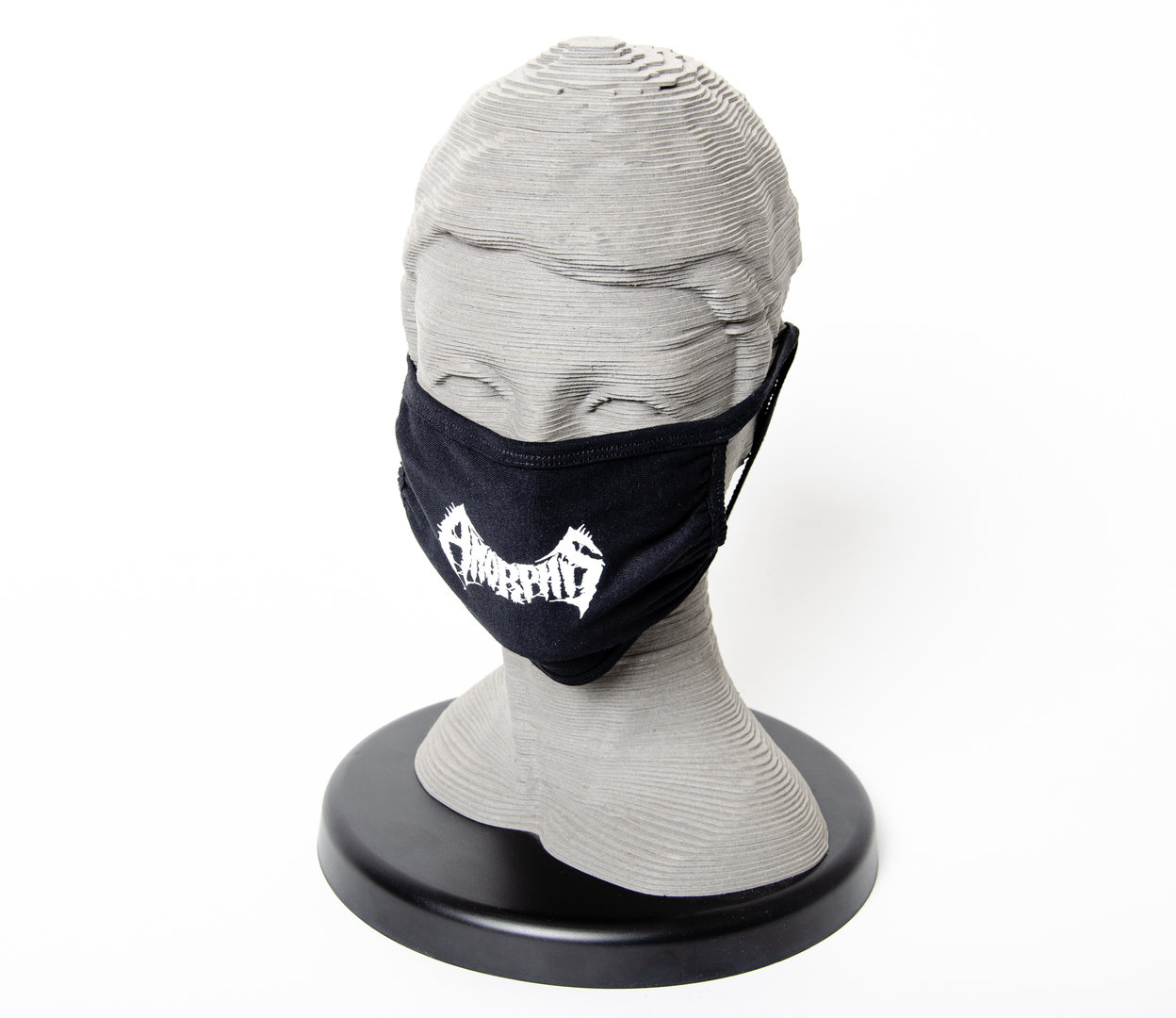 Amorphis: Staubmaske bedruckt mit neuen oder alten Logo