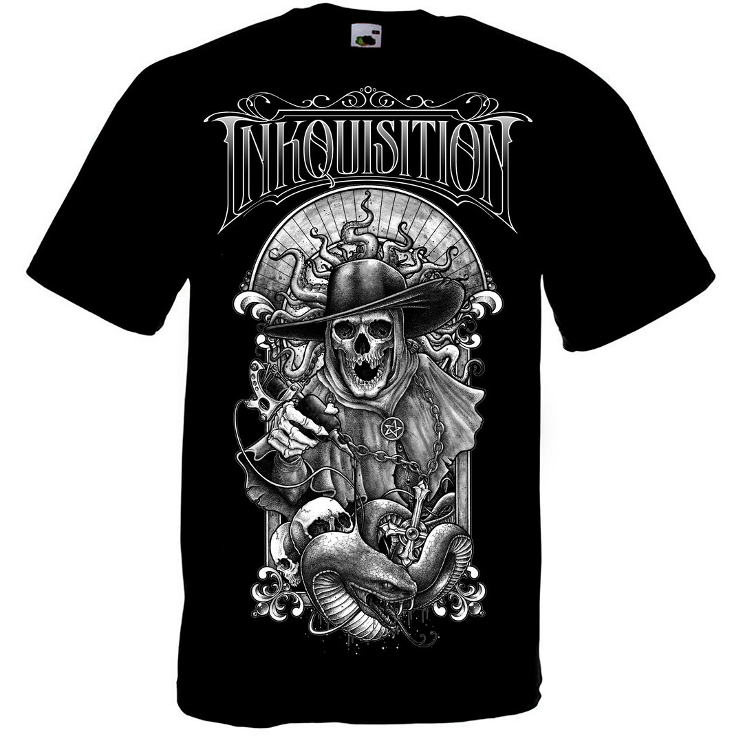 Inkquisition: Inkquisitor T-Shirt B/W