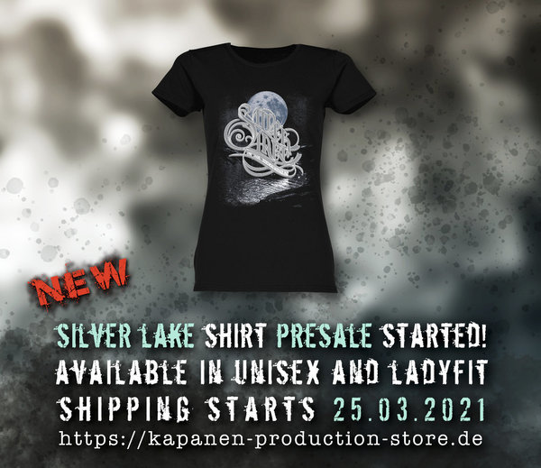 Silver Lake By Esa Holopainen: Fading Moon Lady Fit Shirt