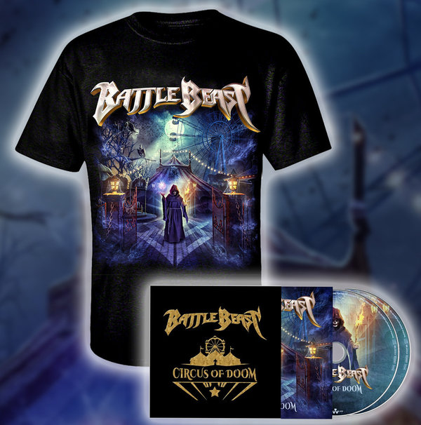 Battle Beast: Circus of Doom Digibook 2cd and T-shirt Bundle